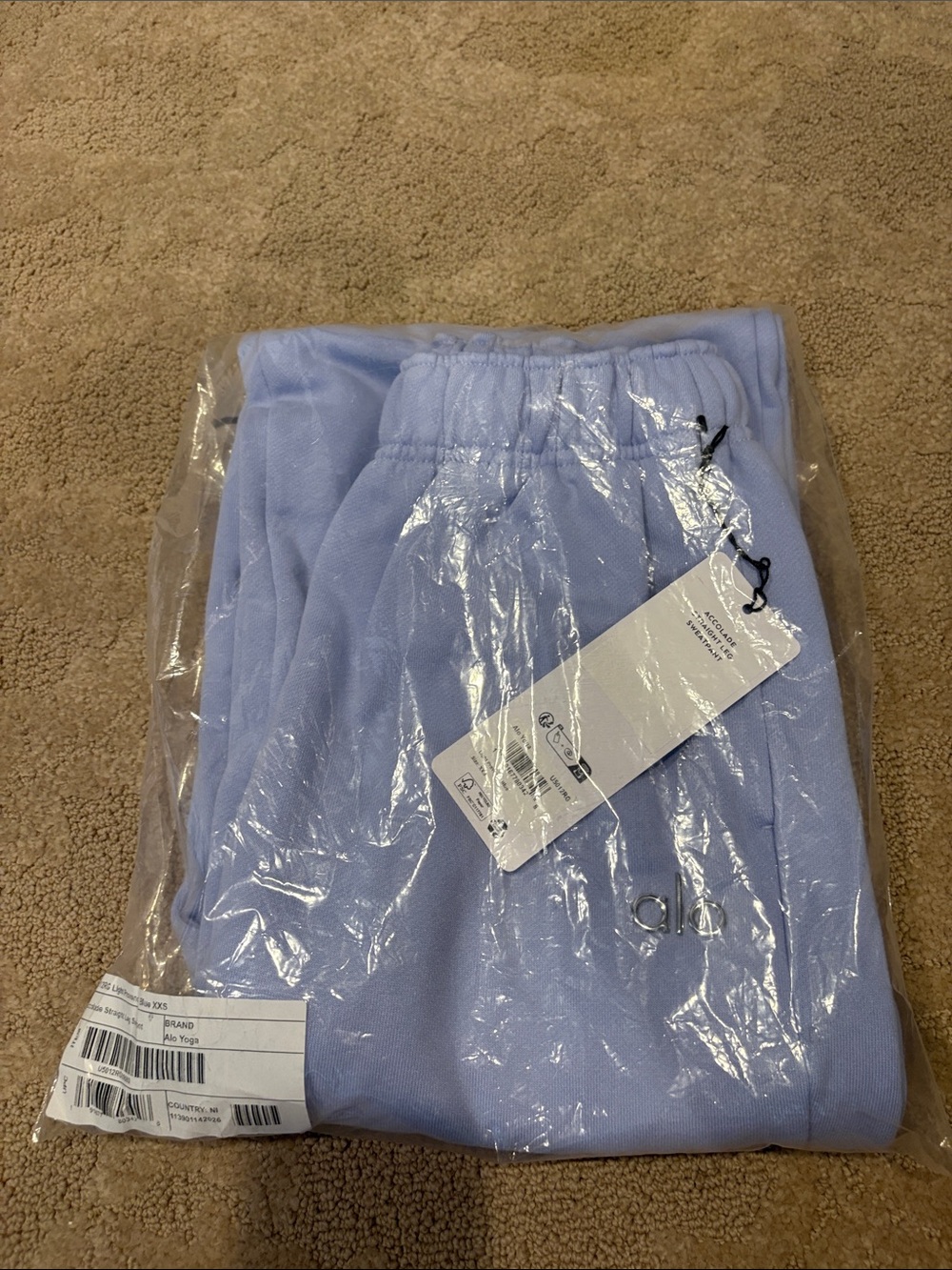 Alo Accolade Straight Leg Sweatpants Brand New